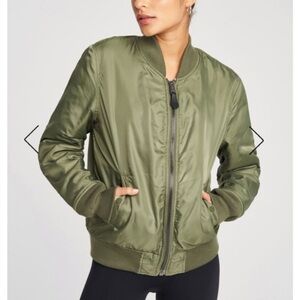 Alpha Industries reversible Sherpa bomber jacket